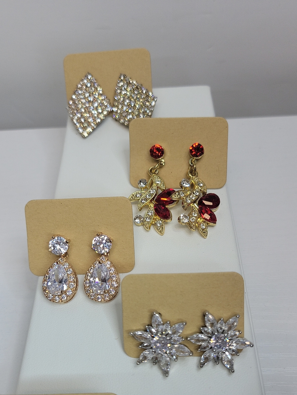 Rhinestone Earring Bundle - Picture 3 of 4